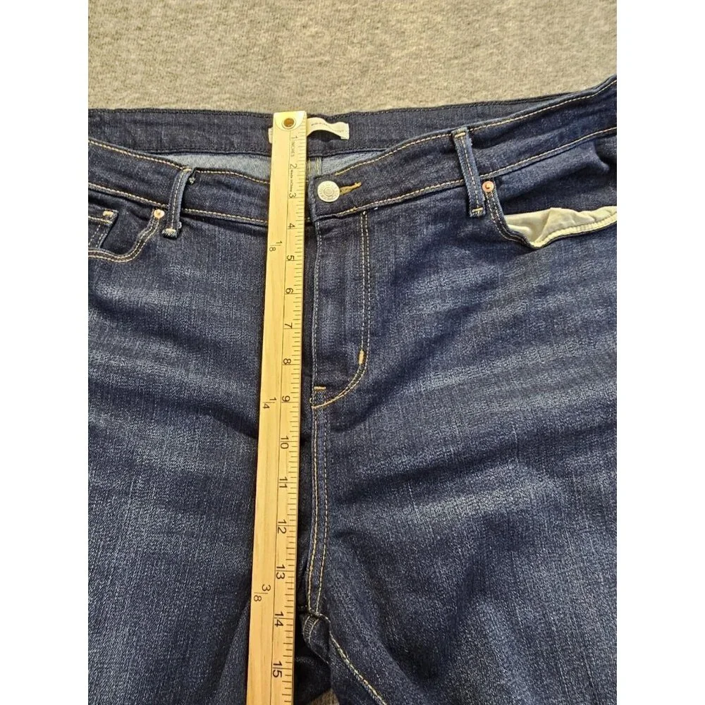 Signature by Levi Strauss Mid Rise Bootcut Jeans Womens 22 W38 L29 Blue